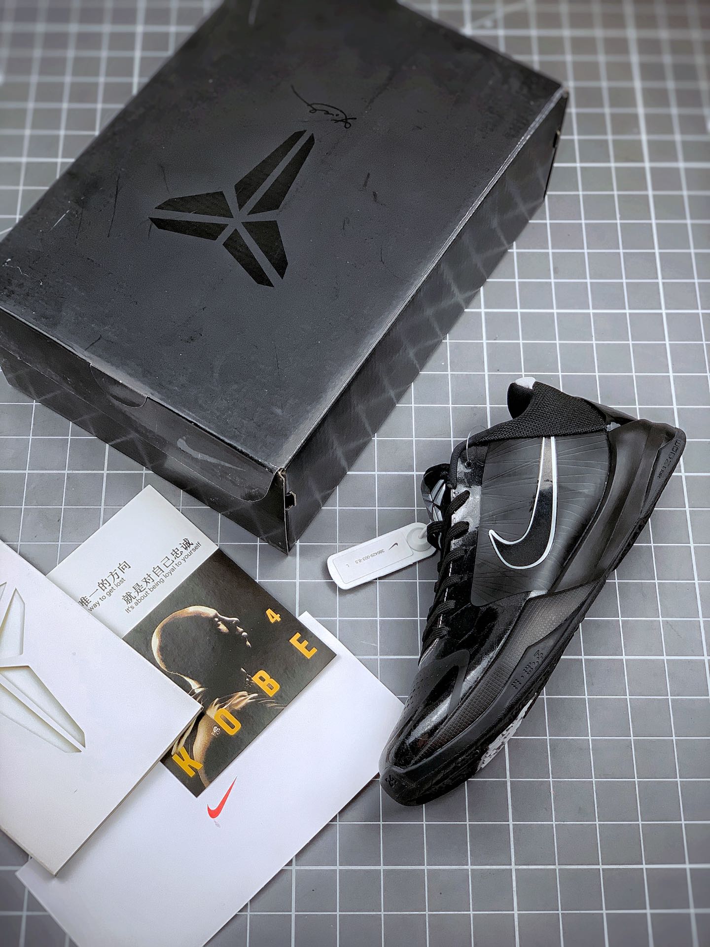 270 NIKE ZOOM KOBE 5 PROTRO  莞产纯原科比五代 ZK5 ”纯黑镭射” 此次ZK5官方复刻传承了元年经典