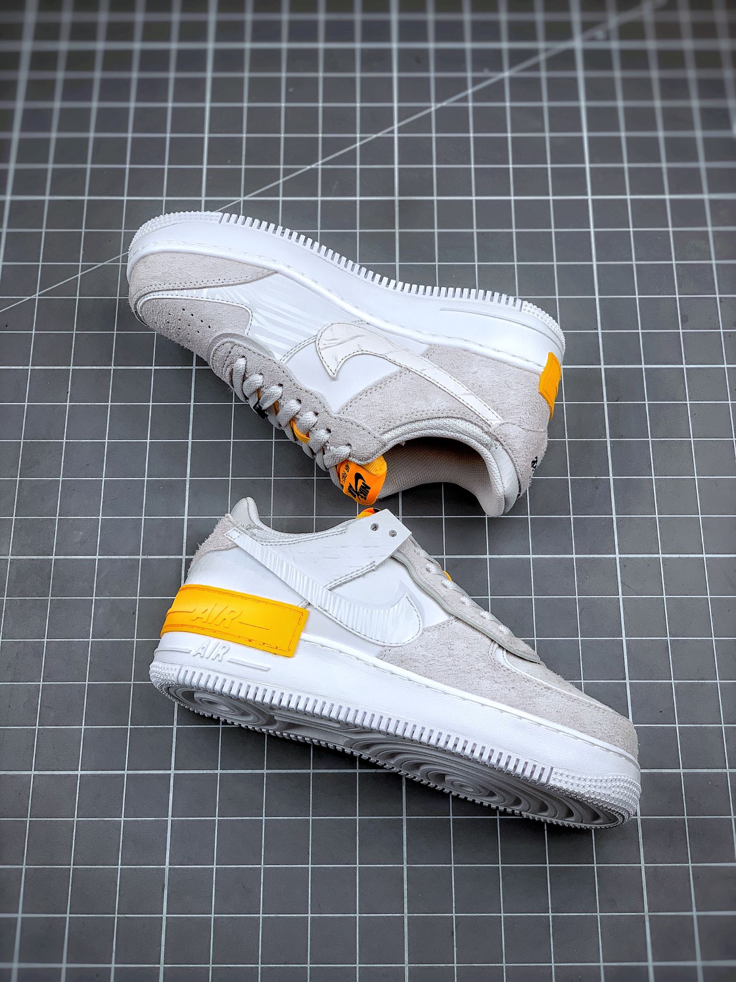 210 NK WMNS Air Force 1 Shadow  轻量增高低帮板鞋”拼接马卡龙”
