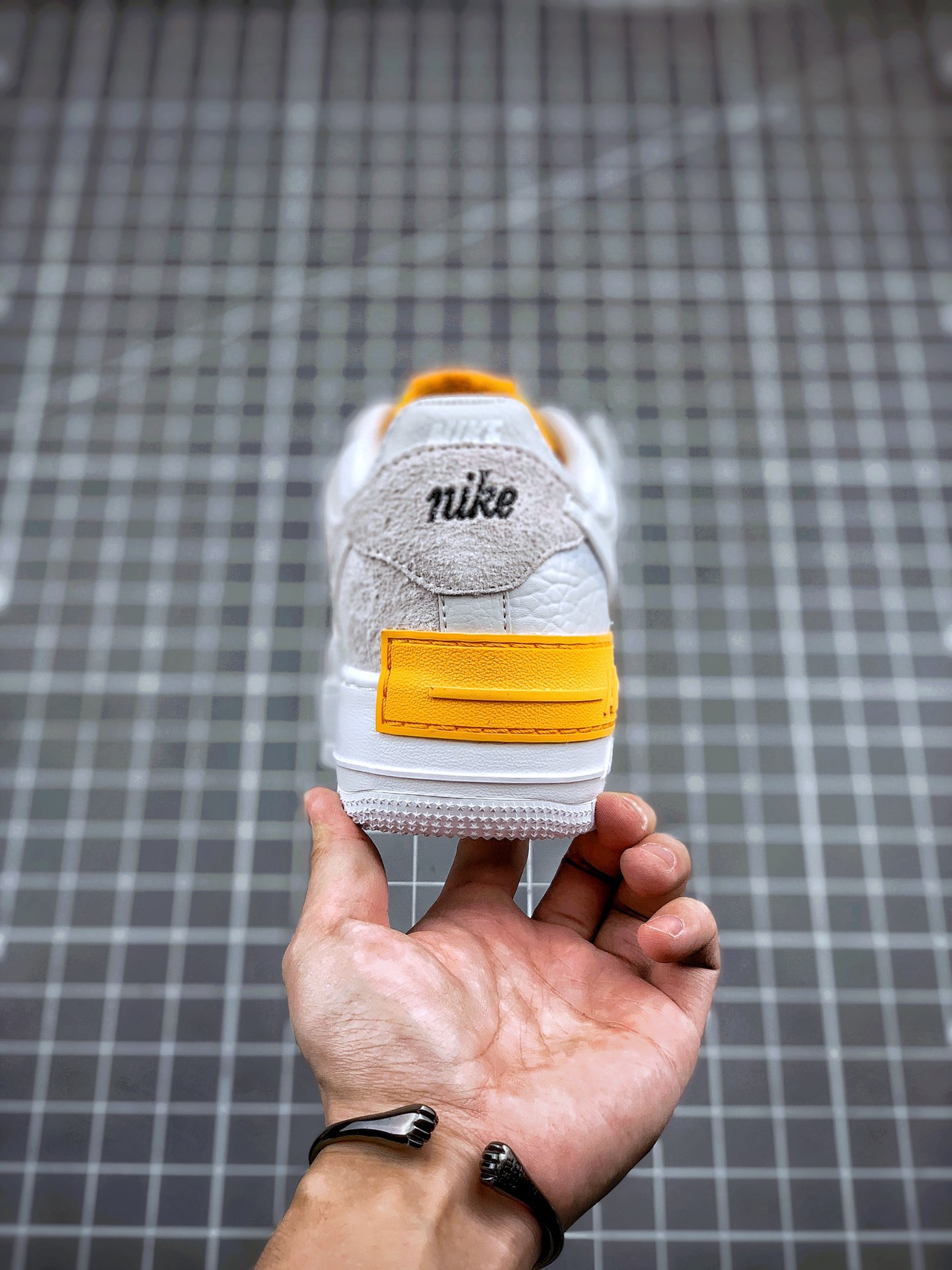 210 NK WMNS Air Force 1 Shadow  轻量增高低帮板鞋”拼接马卡龙”