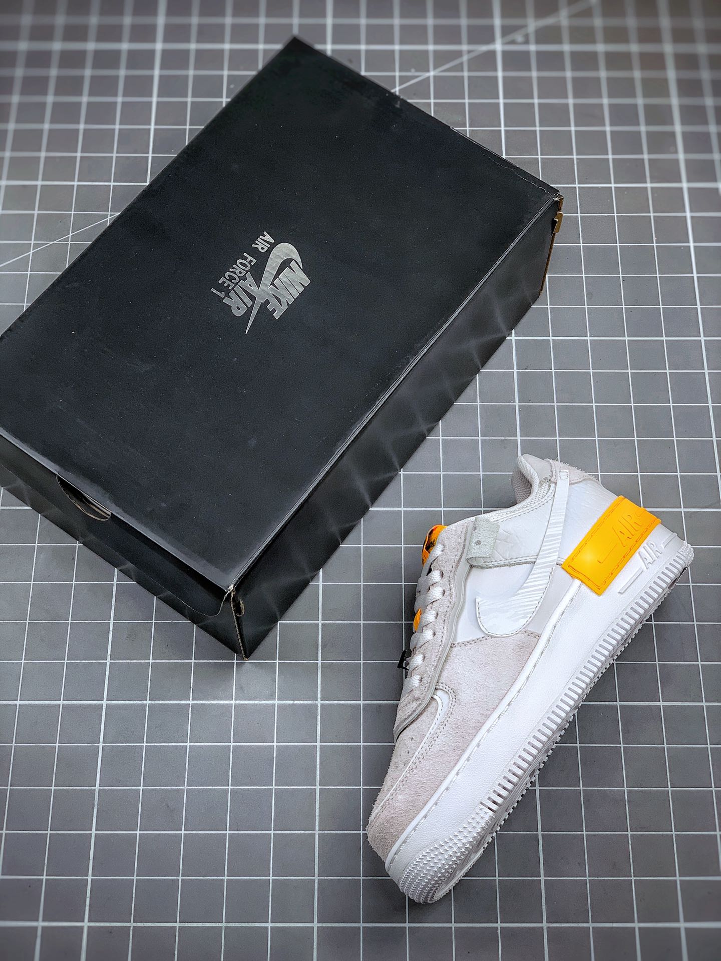 210 NK WMNS Air Force 1 Shadow  轻量增高低帮板鞋”拼接马卡龙”
