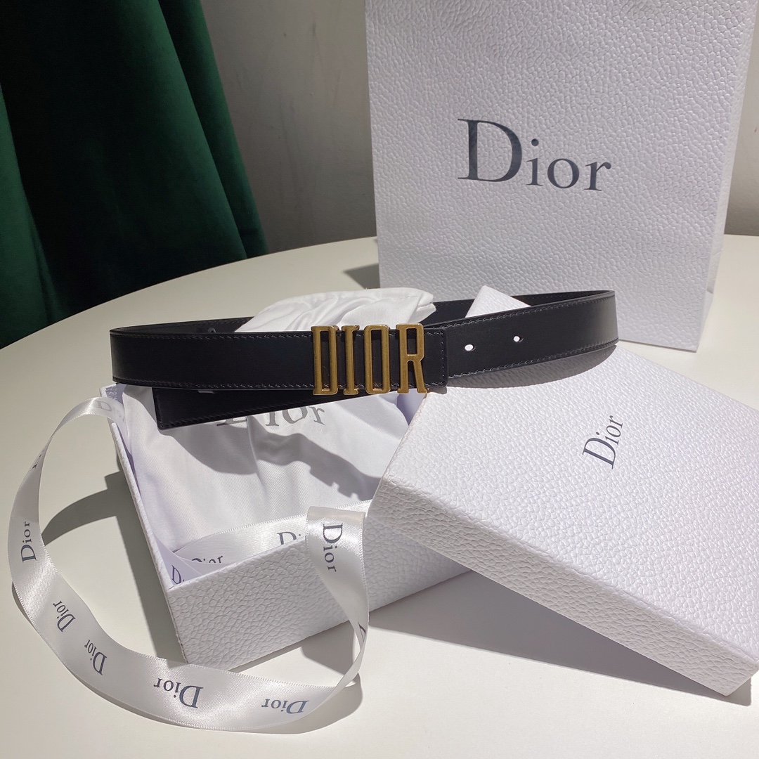 Dior Ceintures Cuir de veau vache