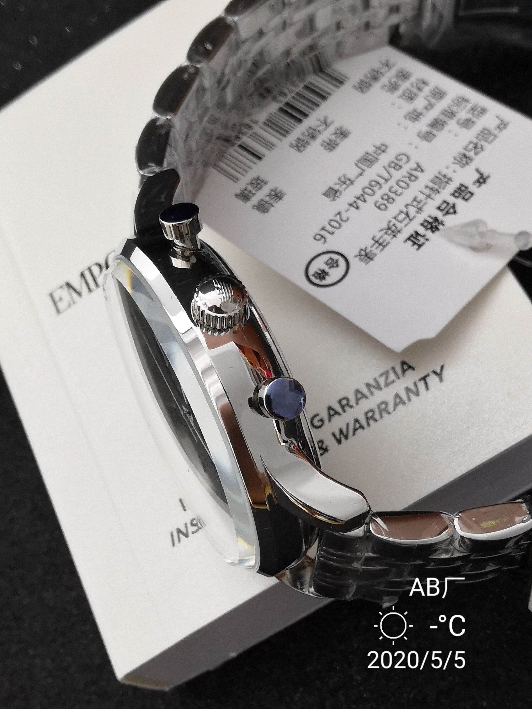 Men’s Amani AR0389 Watch: 43mm, Imported Core, Stylish Design, Charismatic Appeal - 图片 5