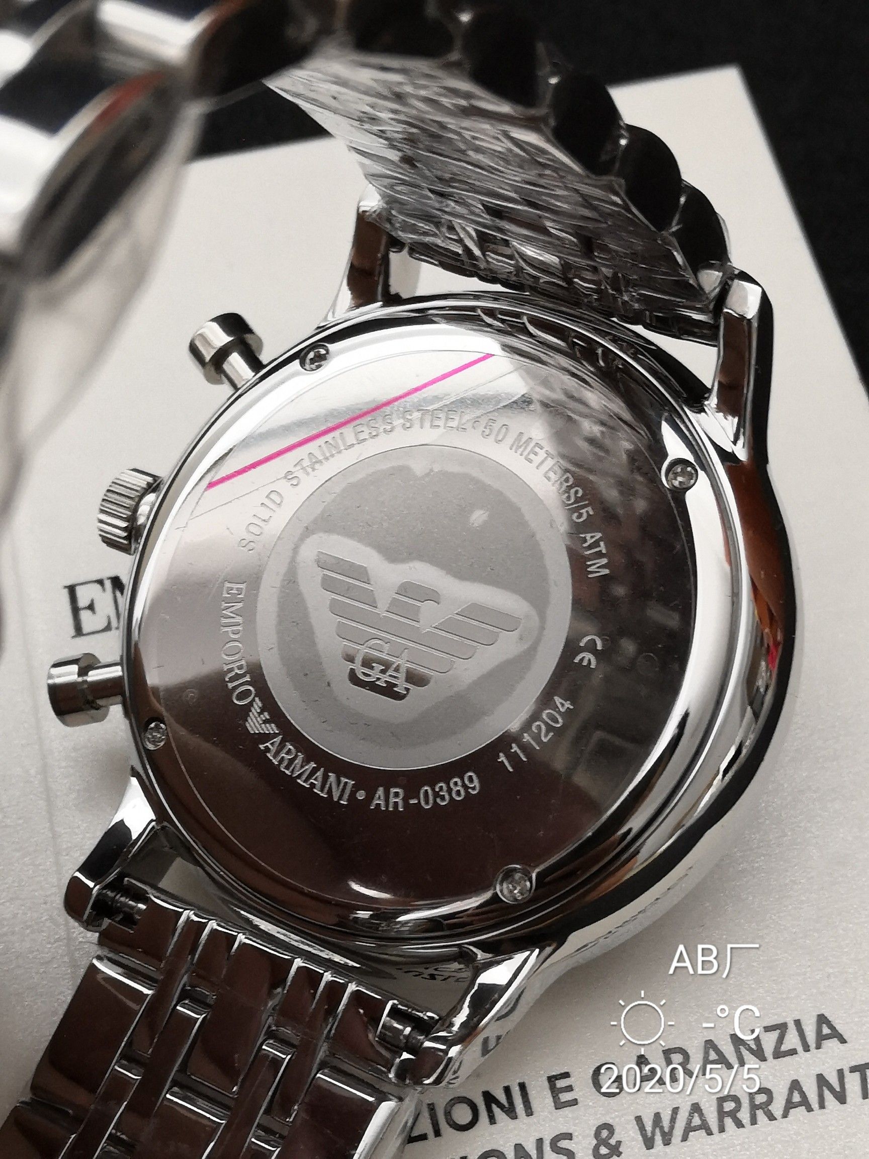 Men’s Amani AR0389 Watch: 43mm, Imported Core, Stylish Design, Charismatic Appeal - 图片 6