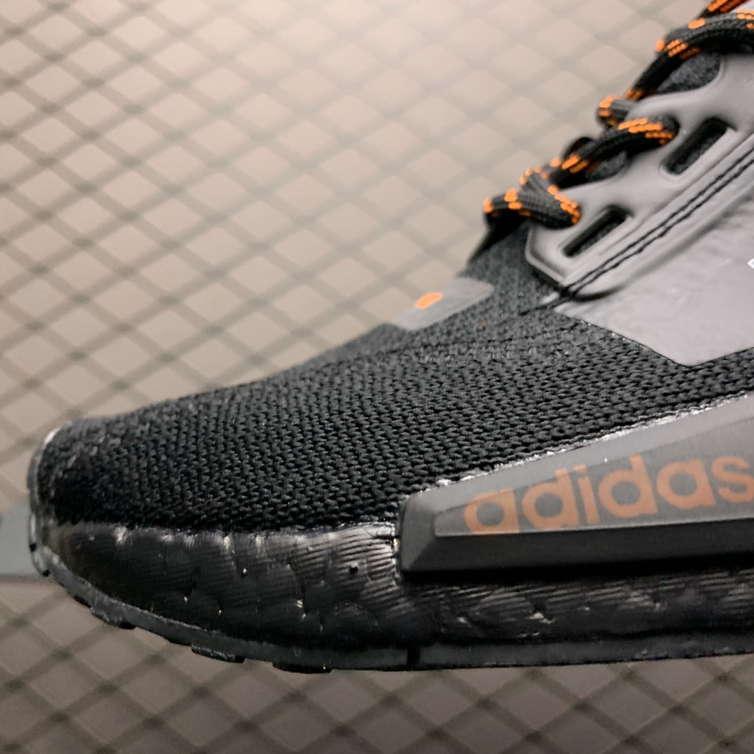 190 Adidas NMD Boost 爆米花超弹中底 FW6411 针织网面休闲跑步鞋