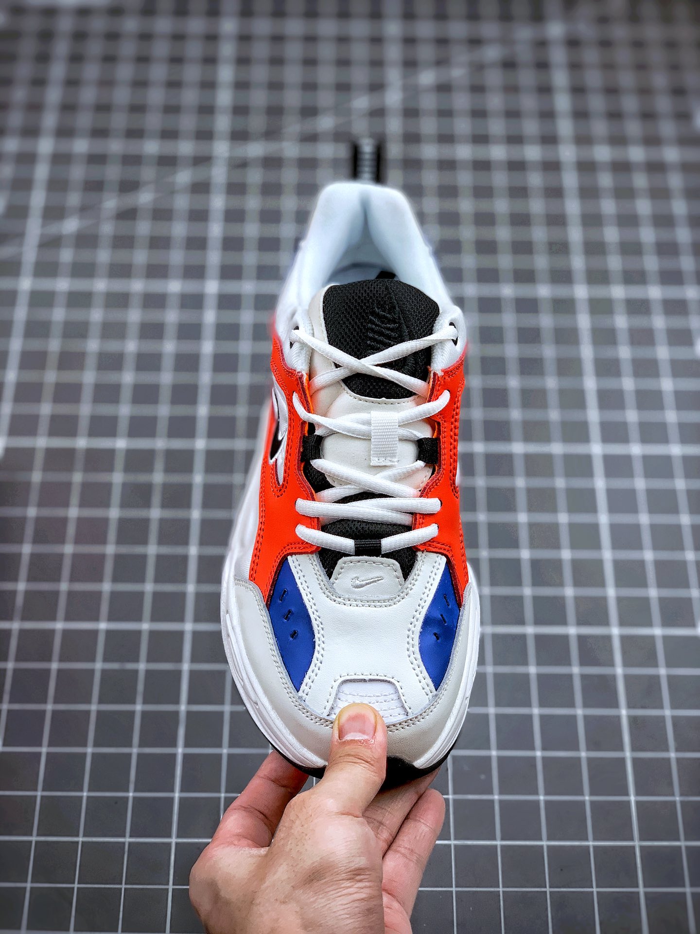 170 Nike M2K Tekno 白蓝红 复古老爹鞋休闲百搭慢跑鞋货号：BV7075-001