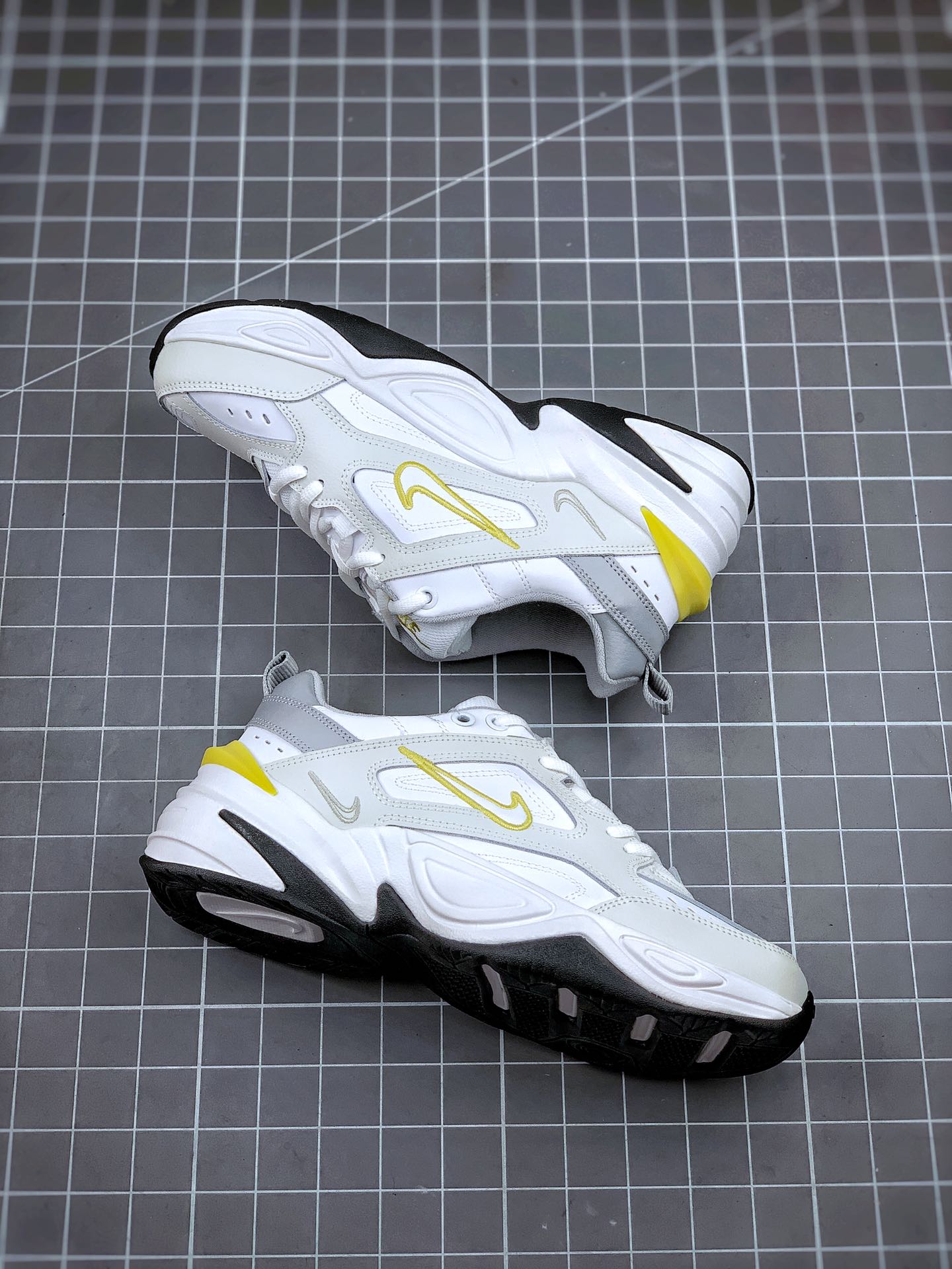 170 Nike M2K Tekno 香蕉黄  复古老爹鞋休闲百搭慢跑鞋货号：AO3108-009