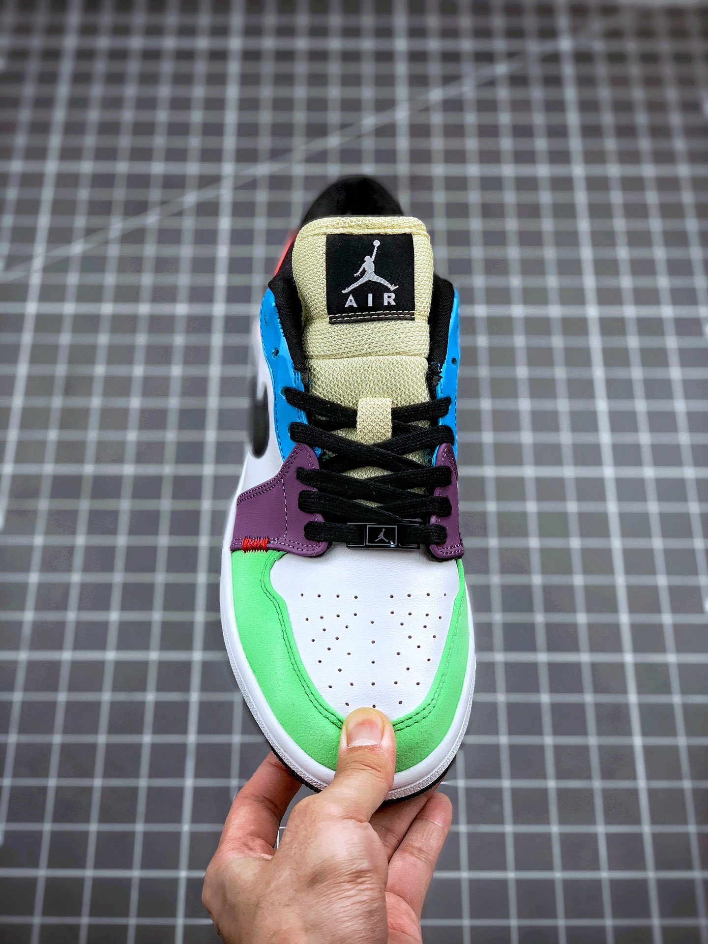 210 Air Jordan 1 Low 彩虹拼接