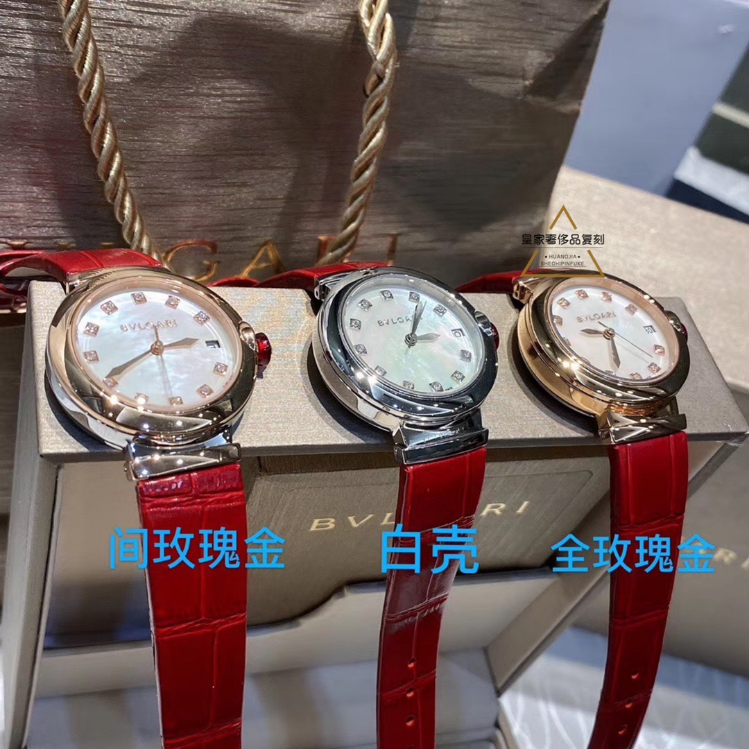 Bvlgari 宝格丽LVCEA系列腕表以简约大方的外形备受现代女性青睐