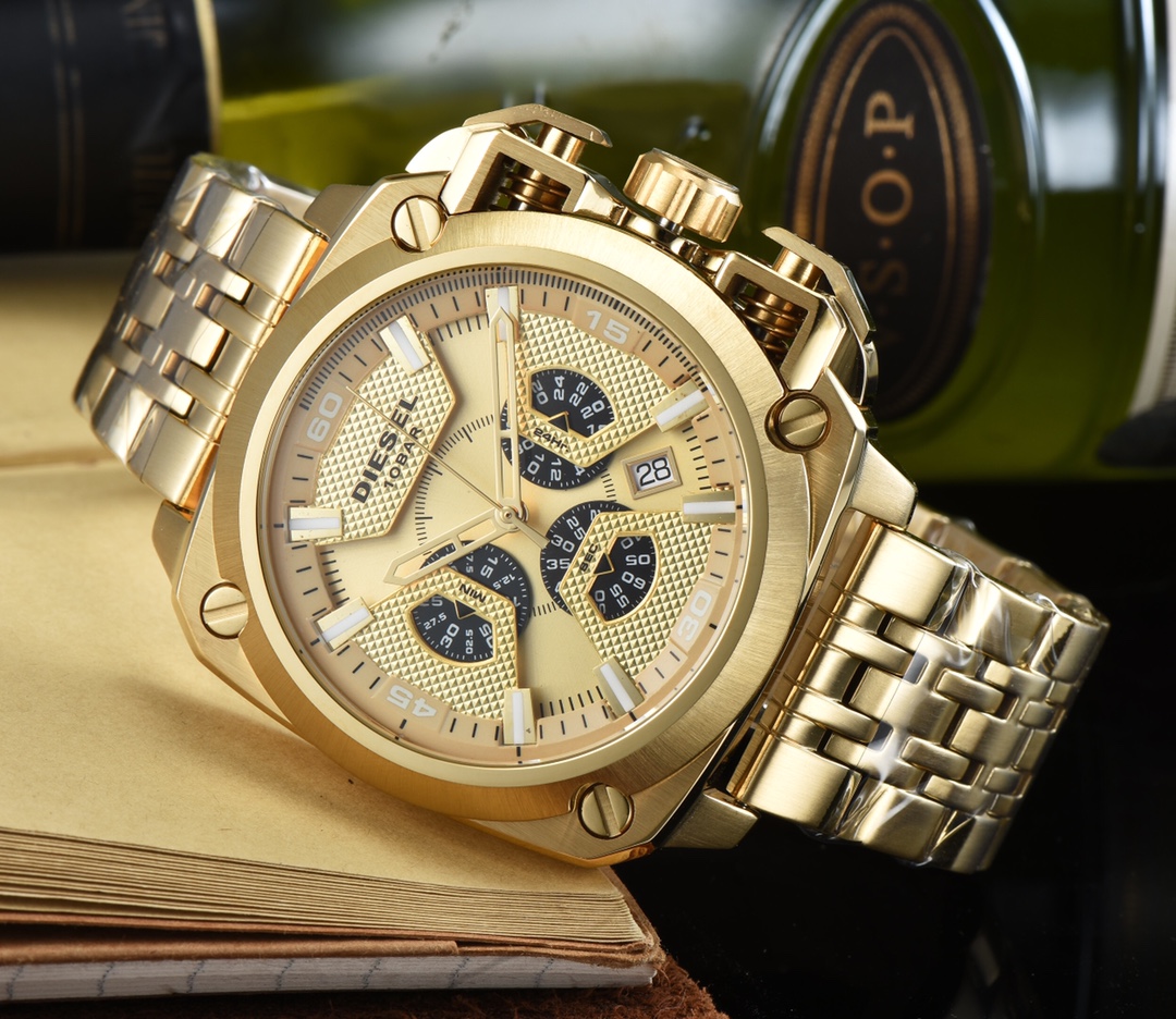 “DIESEL Men’s Quest Style Watch with Swiss Quartz Core and Titanium Mirrors” - 图片 5