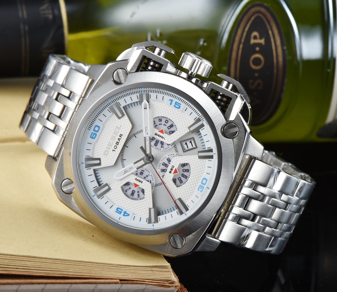“DIESEL Men’s Quest Style Watch with Swiss Quartz Core and Titanium Mirrors” - 图片 3