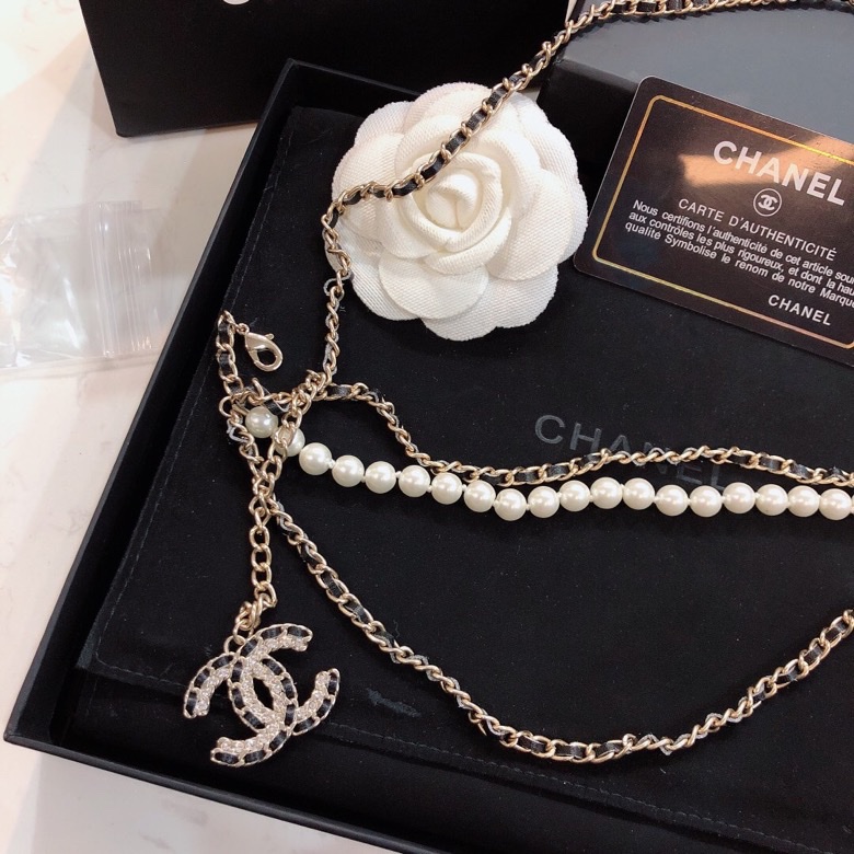 Chanel Chanel 香奈儿 黑皮腰链