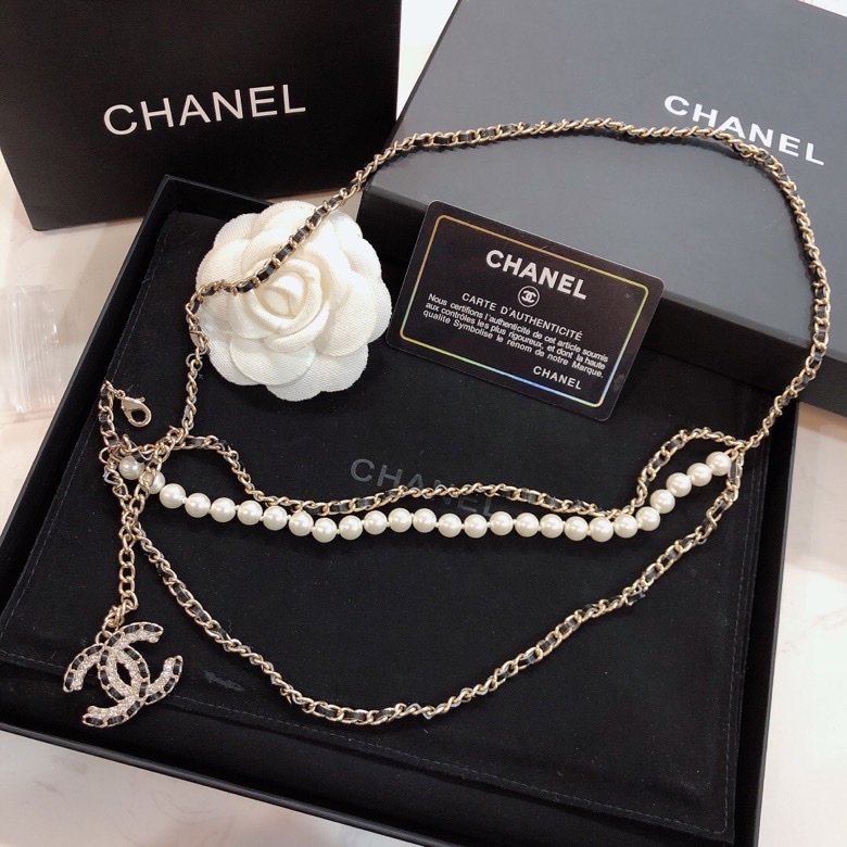 Chanel Chanel 香奈儿 黑皮腰链