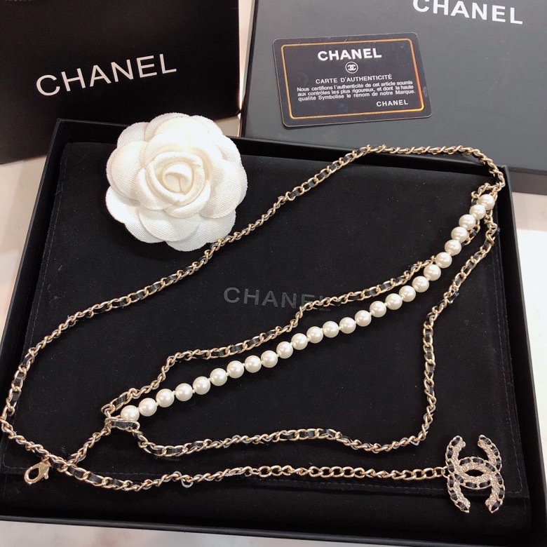 Chanel Chanel 香奈儿 黑皮腰链