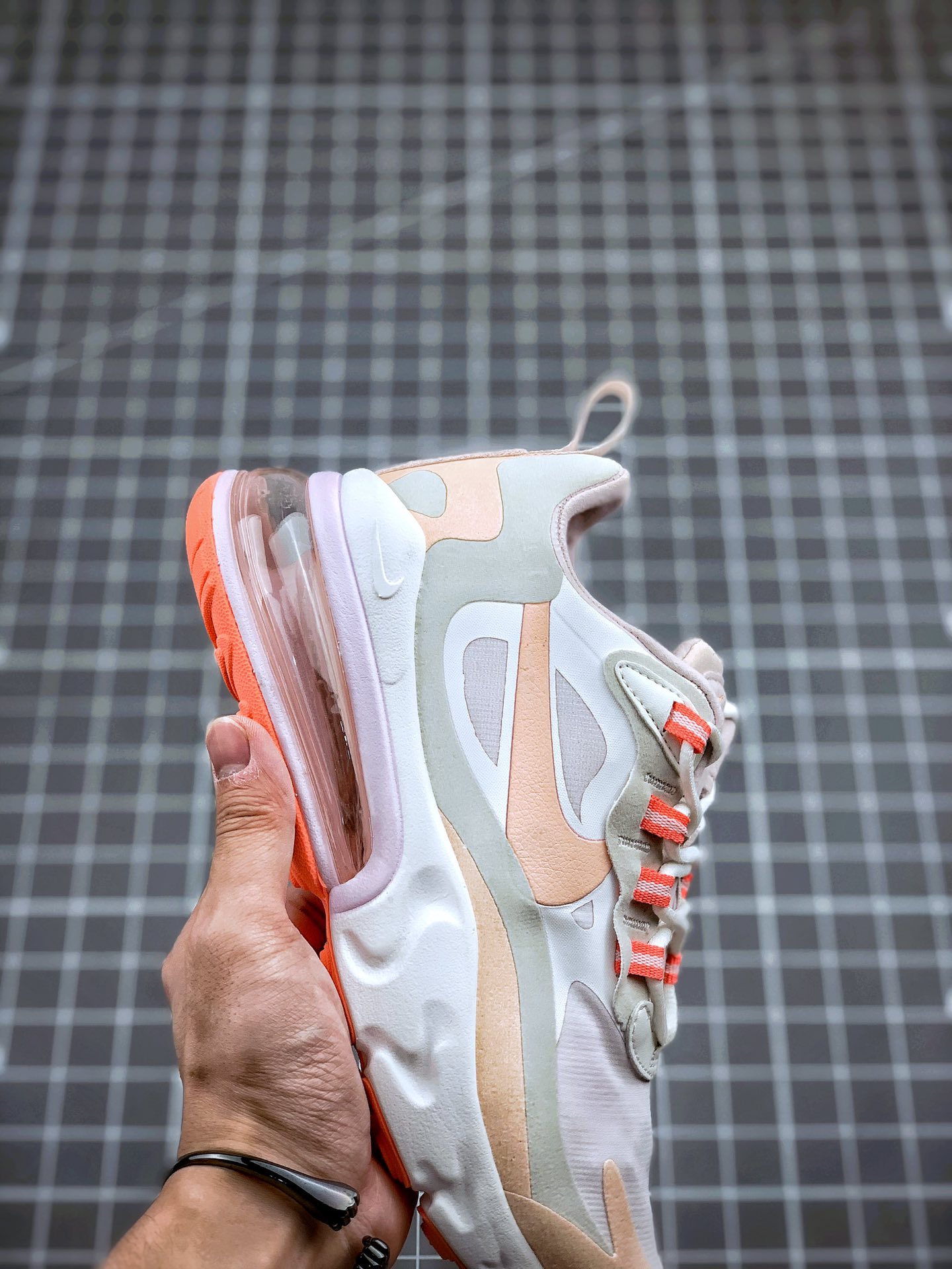 190 Air Max 270 React 白灰橙CJ0619-103