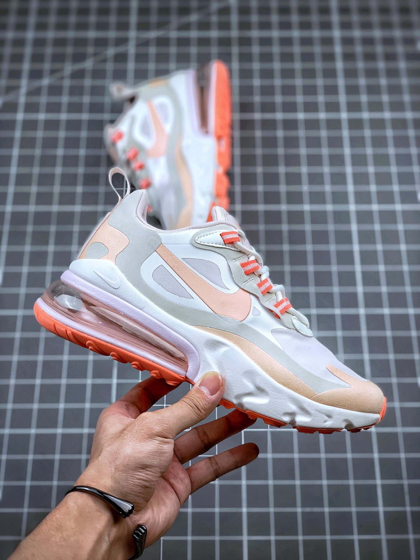 190 Air Max 270 React 白灰橙CJ0619-103