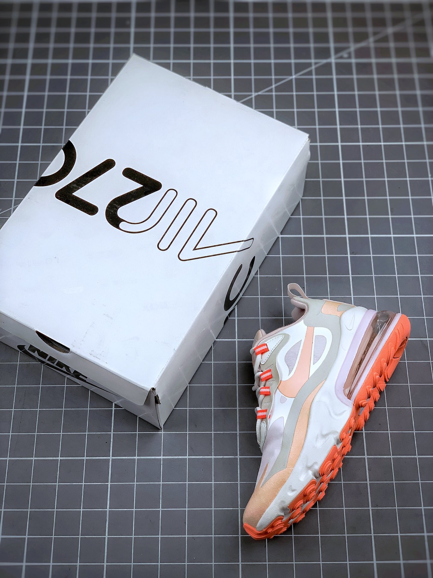 190 Air Max 270 React 白灰橙CJ0619-103