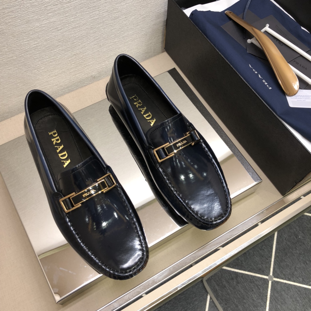 NO:354299,Buy genuine purchasing level, counter synchronized prada classic men's shoes, pure handmade driving footwear, lazy shoes, impeccable workmanship details, imported open-edge beaded cowhide imported water dyed cowhide inner black 39-44 spot,,prada,cowhide19860909批正品代购级别 专柜同步 prada经典款豆豆男鞋 纯手工开车套脚鞋 懒人鞋 做工细节无可挑剔 鞋面进口开边珠牛皮 进口水染牛皮内里 黑色 39-44现货,,prada,cowhide,Men's shoes