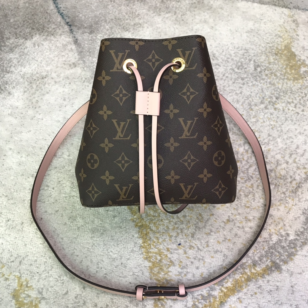 Best knockoff
 Louis Vuitton LV NeoNoe Handbags Bucket Bags Pink Epi Cowhide Mini M44022