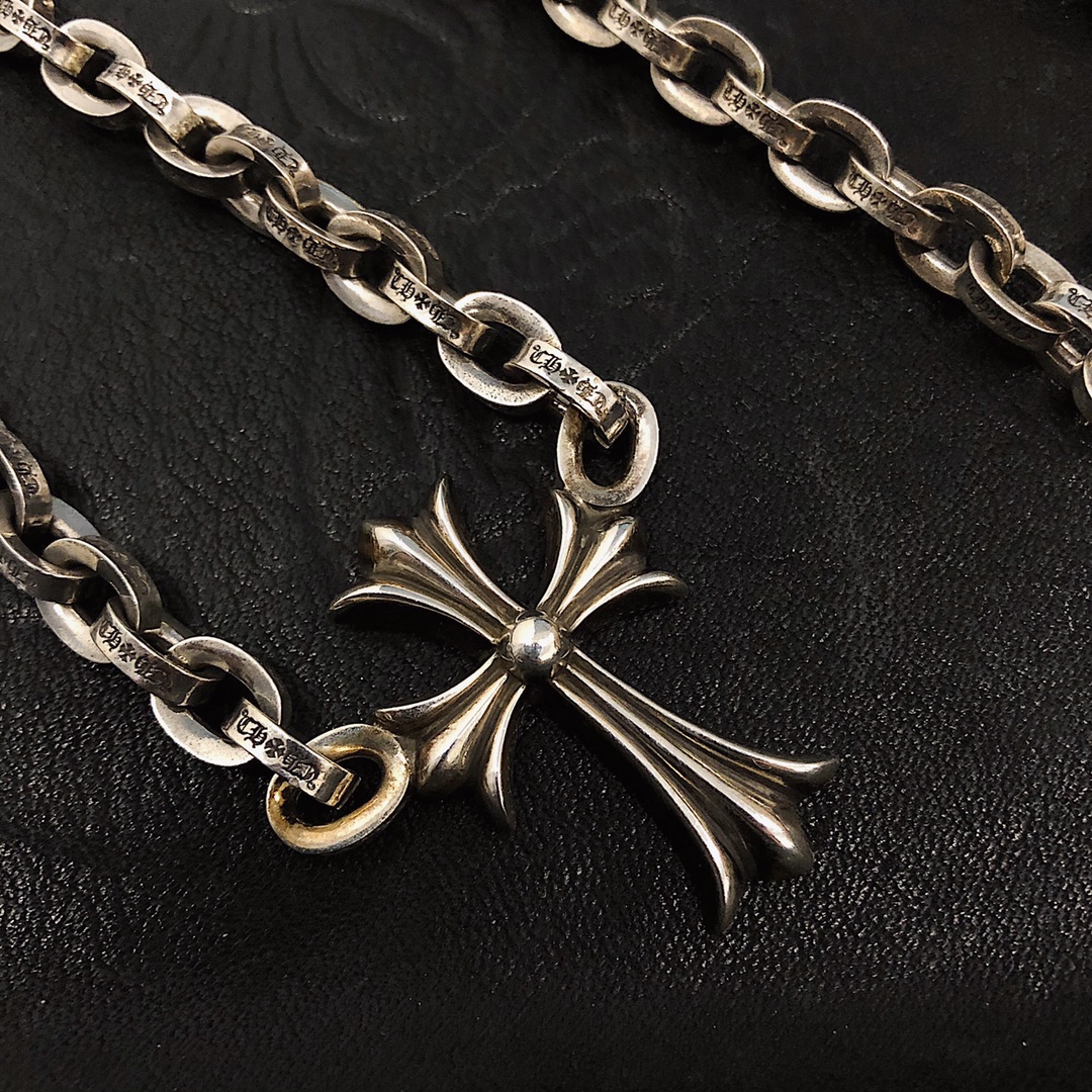 Chrome Hearts 克罗心Chrome hearts 十字paperchain项链