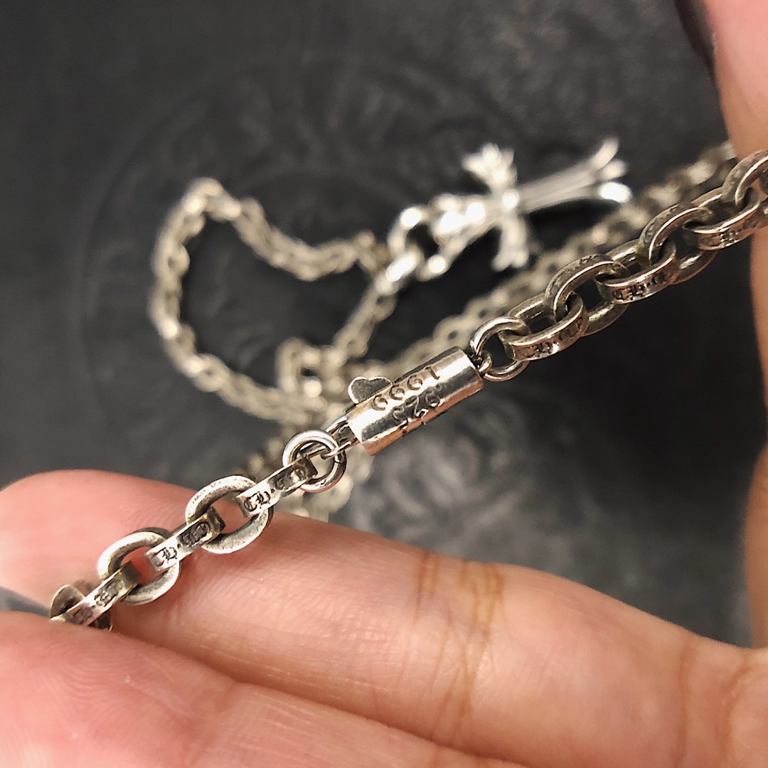 Chrome Hearts 克罗心 双层十字项链