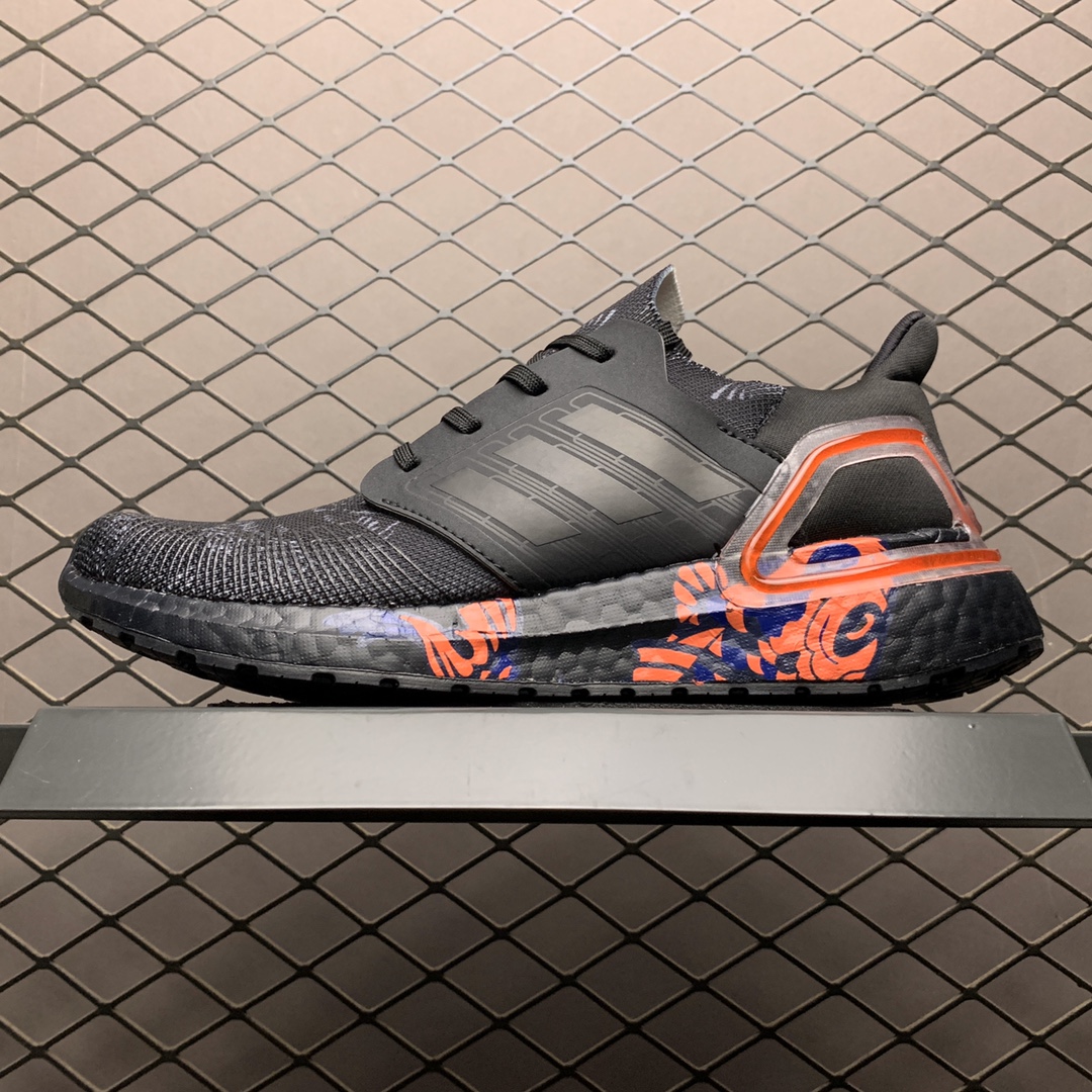 230 Adidas 阿迪达斯 Ultra Boost 20 超弹力爆米花中底 联名休闲跑步鞋 FW5677