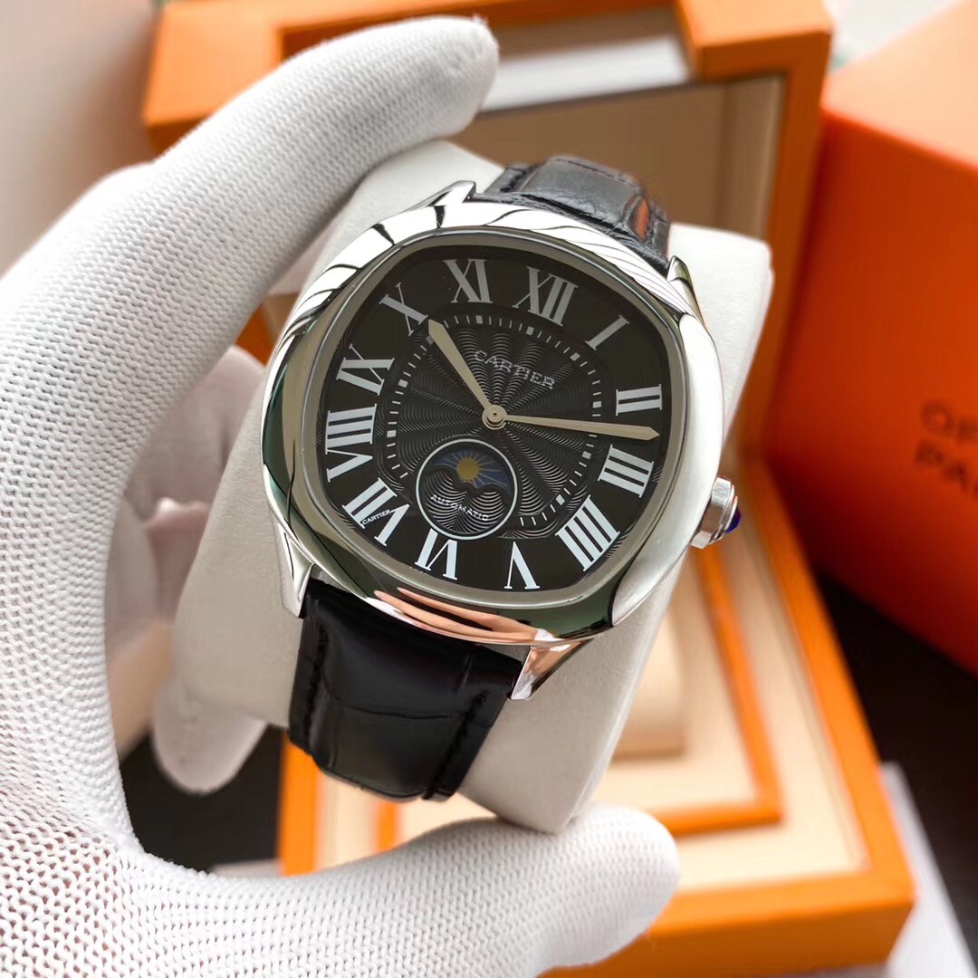 Cartier カルティエ 騎士シリーズ メンズ腕時計 ローマ刻度盤