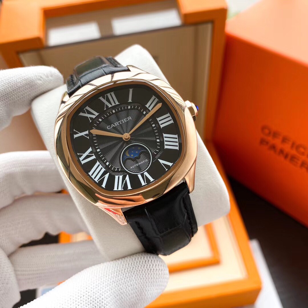 Cartier カルティエ 騎士シリーズ メンズ腕時計 ローマ刻度盤