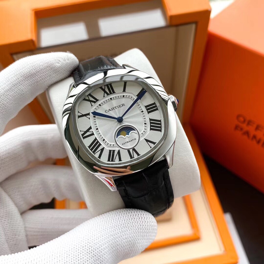 Cartier カルティエ 騎士シリーズ メンズ腕時計 ローマ刻度盤