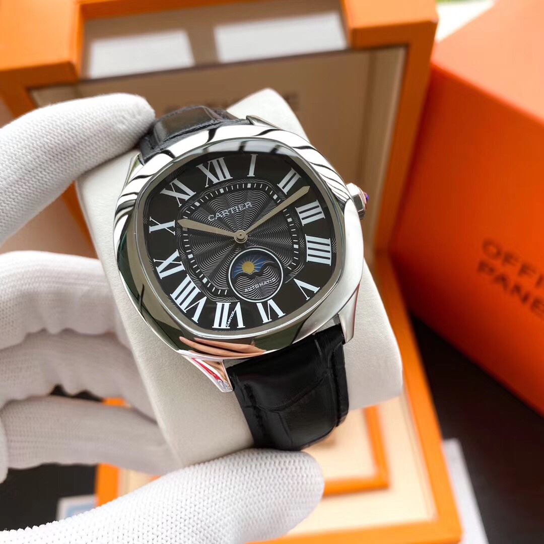 Cartier カルティエ 騎士シリーズ メンズ腕時計 ローマ刻度盤