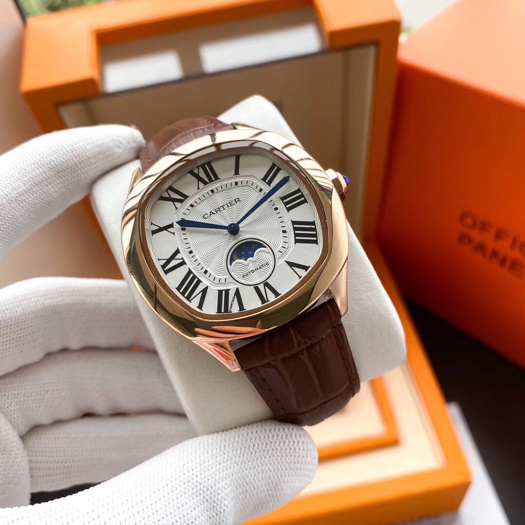 Cartier カルティエ 騎士シリーズ メンズ腕時計 ローマ刻度盤