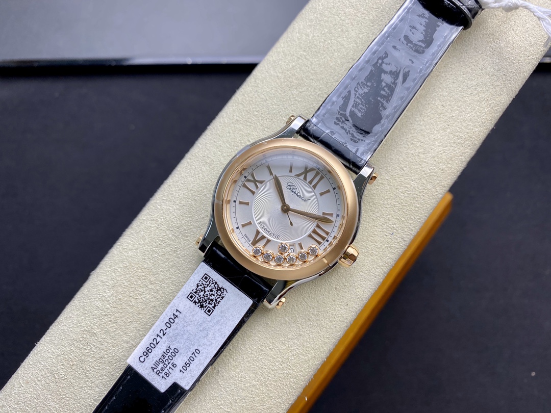 Lacoste 萧邦CHOPARD快乐钻系列（ 开模）「中号36mm 」历时一年多研发终于面世