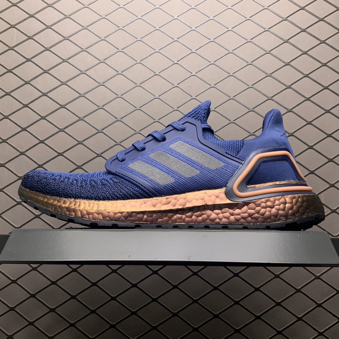 190 Adidas 阿迪达斯 Ultra Boost 20 超弹力爆米花中底休闲跑步鞋 FV4394