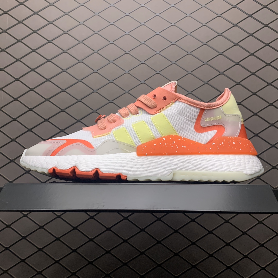 210 Adidas 阿迪达斯 Nite Jogger Boost 夜行者真爆大底复古跑鞋 FX3815