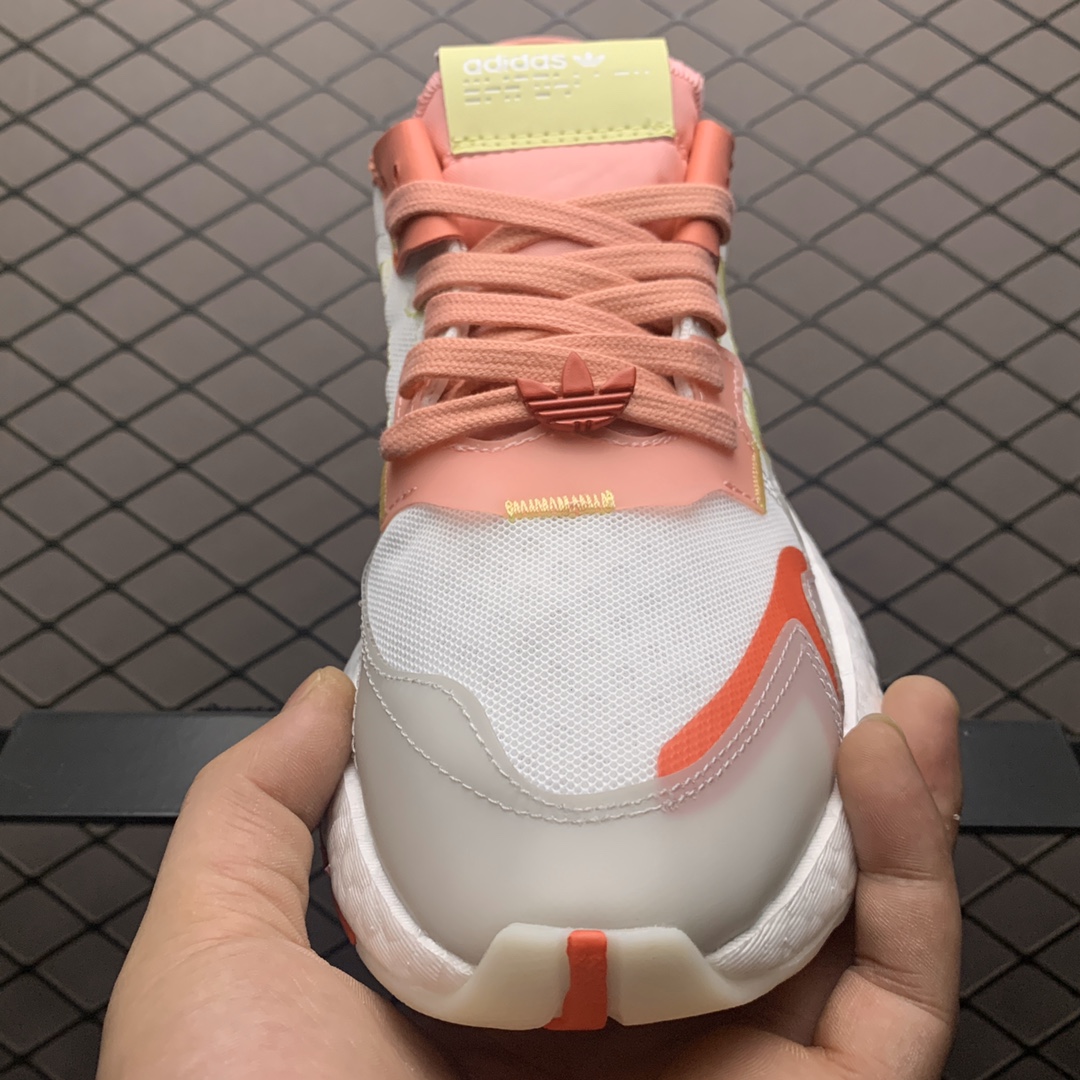 210 Adidas 阿迪达斯 Nite Jogger Boost 夜行者真爆大底复古跑鞋 FX3815