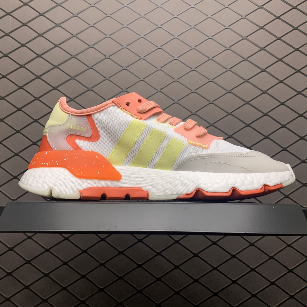 210 Adidas 阿迪达斯 Nite Jogger Boost 夜行者真爆大底复古跑鞋 FX3815