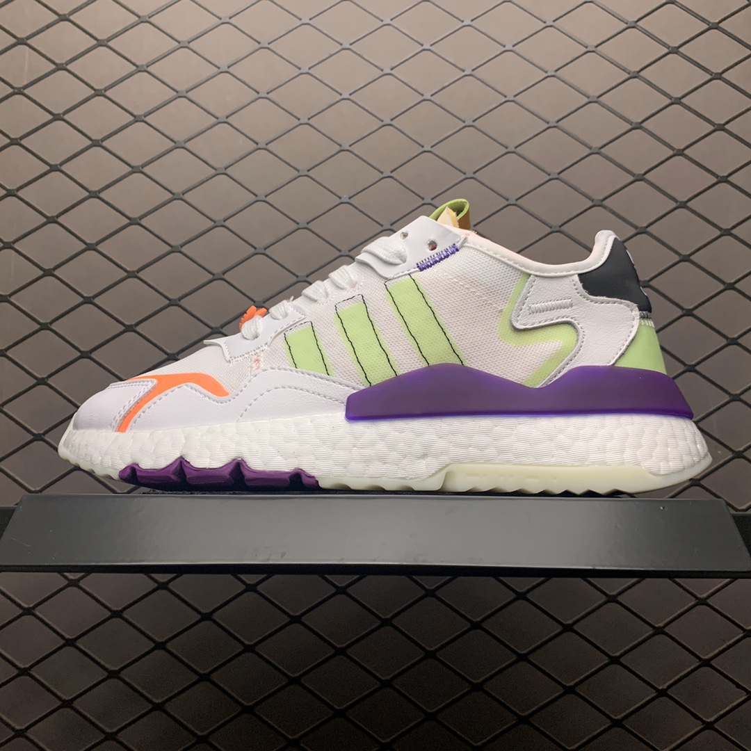 210 Adidas 阿迪达斯 Nite Jogger Boost 夜行者真爆大底复古跑鞋 FX3813