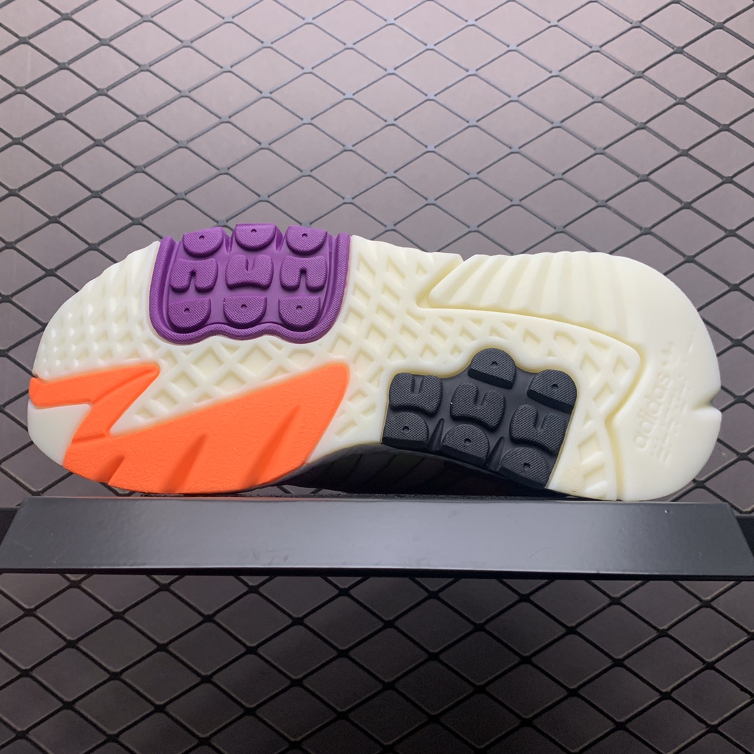 210 Adidas 阿迪达斯 Nite Jogger Boost 夜行者真爆大底复古跑鞋 FX3813