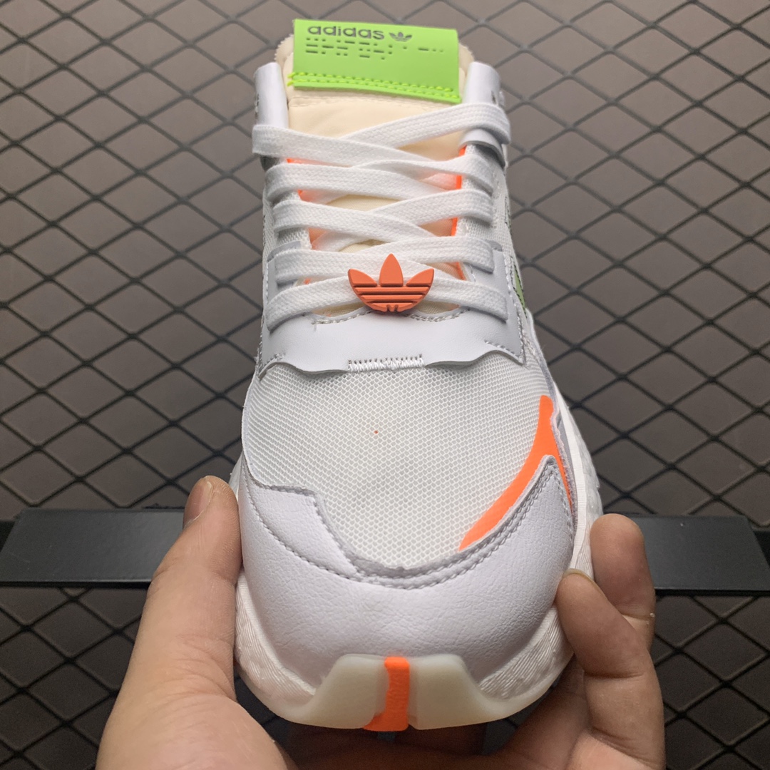 210 Adidas 阿迪达斯 Nite Jogger Boost 夜行者真爆大底复古跑鞋 FX3813