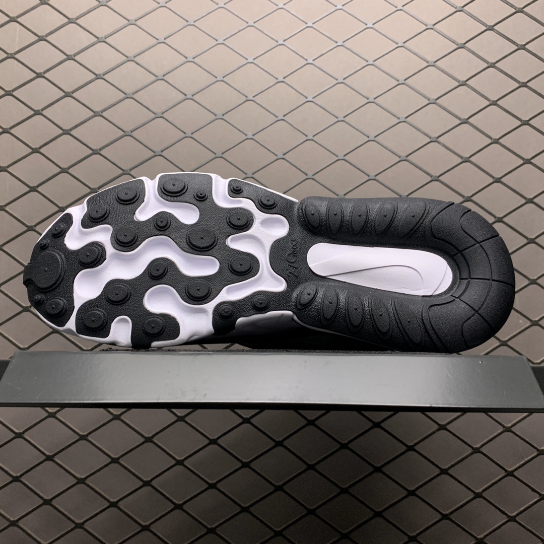 130  Nike Max 270 React 混合科技 半掌气垫跑步鞋 AO4971-002