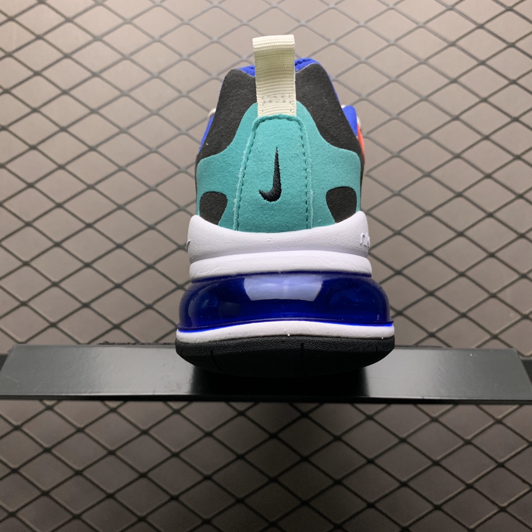 130  Nike Max 270 React 混合科技 半掌气垫跑步鞋 AO4971-002