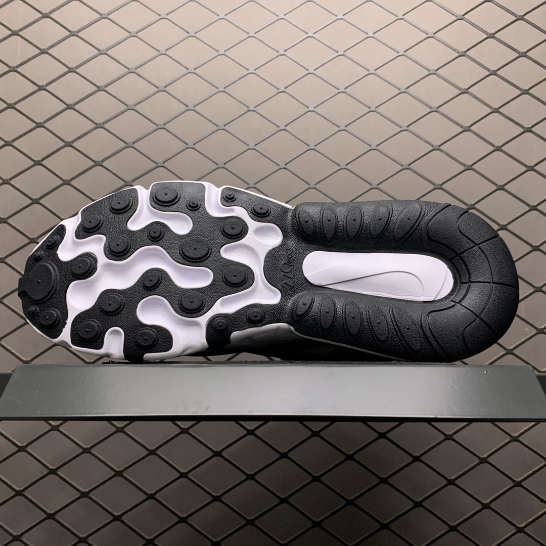 130 特价 独家限量特惠呈现 Nike Max 270 React 混合科技 半掌气垫跑步鞋 AT6174-002-莆田鞋,莆田鞋货源,高仿鞋,高仿鞋货源,安福档口,莆田高仿鞋,莆田鞋批发,高仿鞋批发,莆田高仿运动鞋,高仿运动鞋,莆田运动鞋 130 特价 独家限量特惠呈现 Nike Max 270 React 混合科技 半掌气垫跑步鞋 AT6174-002