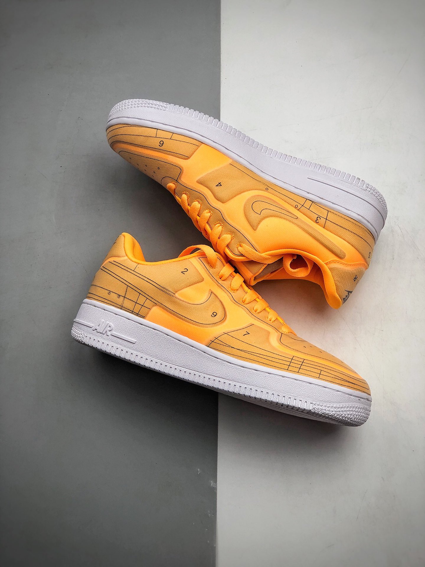 190 Air Force 1 LX 空军一号低帮休闲板鞋  半透明蝉翼网莎材质Cl3445-800