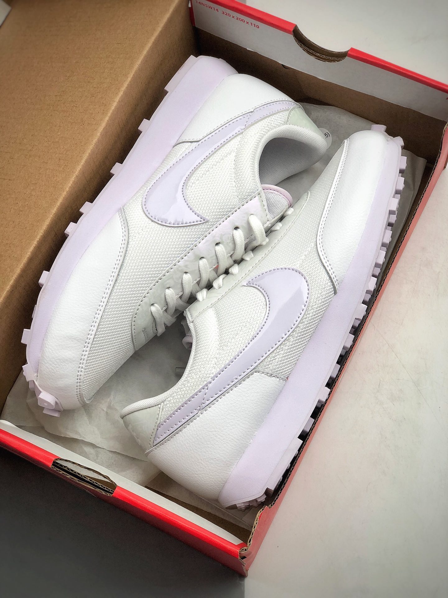 150 Nike Wmns Daybreak SP” Summit White/Pale Ivory”OG 香芋白紫 紫外线 破晓系列华 夫复古休闲运动慢跑鞋 CU3452 100