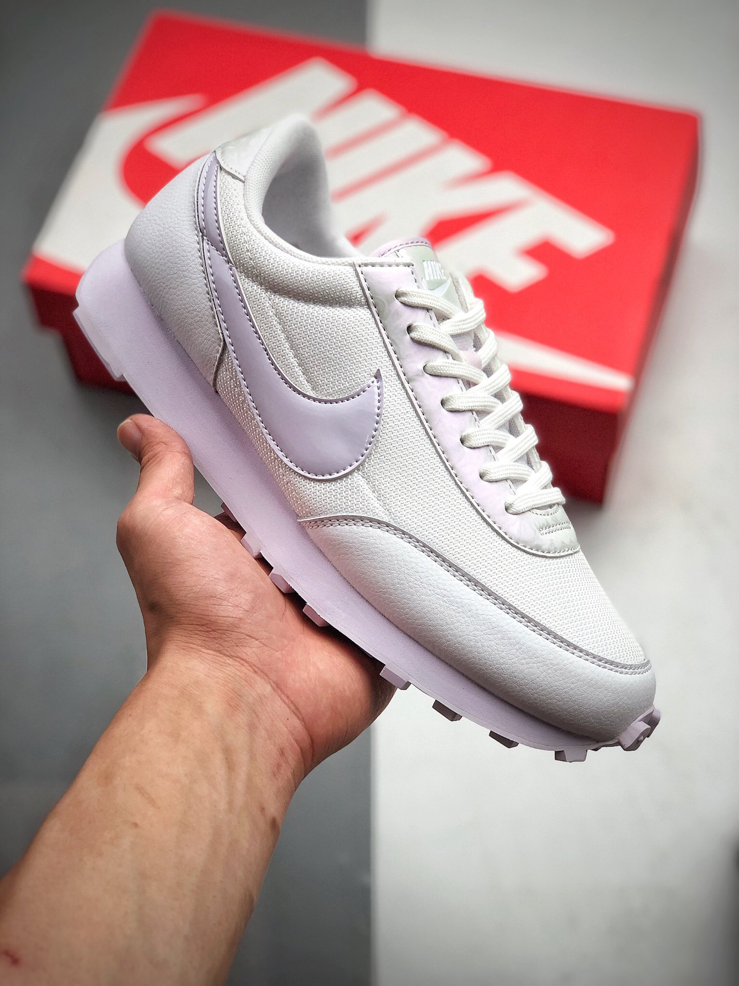 150 Nike Wmns Daybreak SP” Summit White/Pale Ivory”OG 香芋白紫 紫外线 破晓系列华 夫复古休闲运动慢跑鞋 CU3452 100