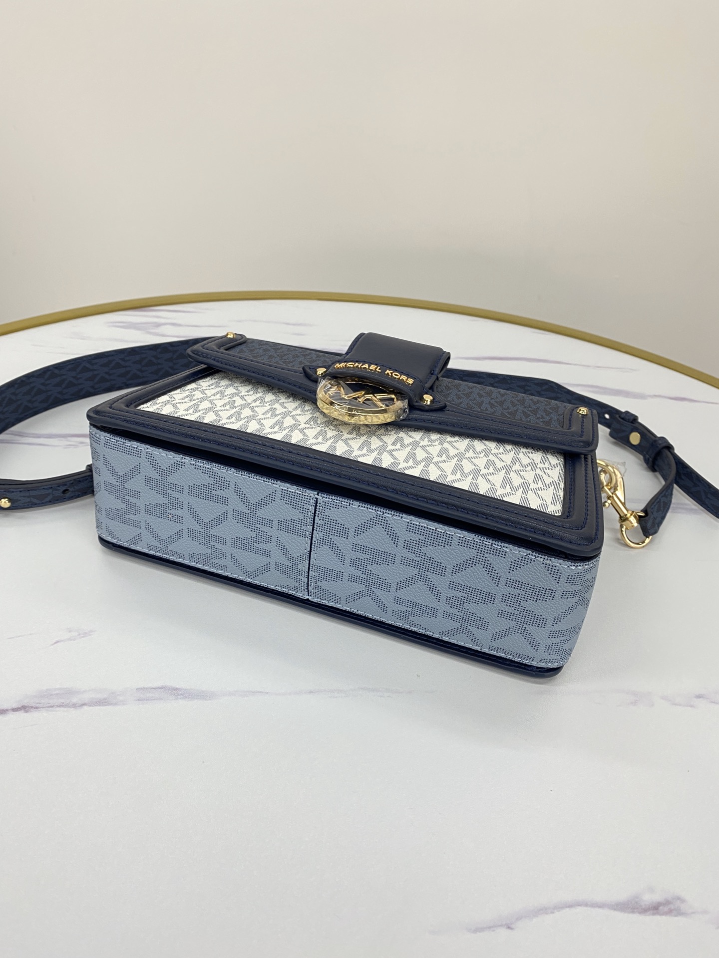 Michael Kors ～mk Jessie 女士单肩包，2020最新拼色老花酒神包