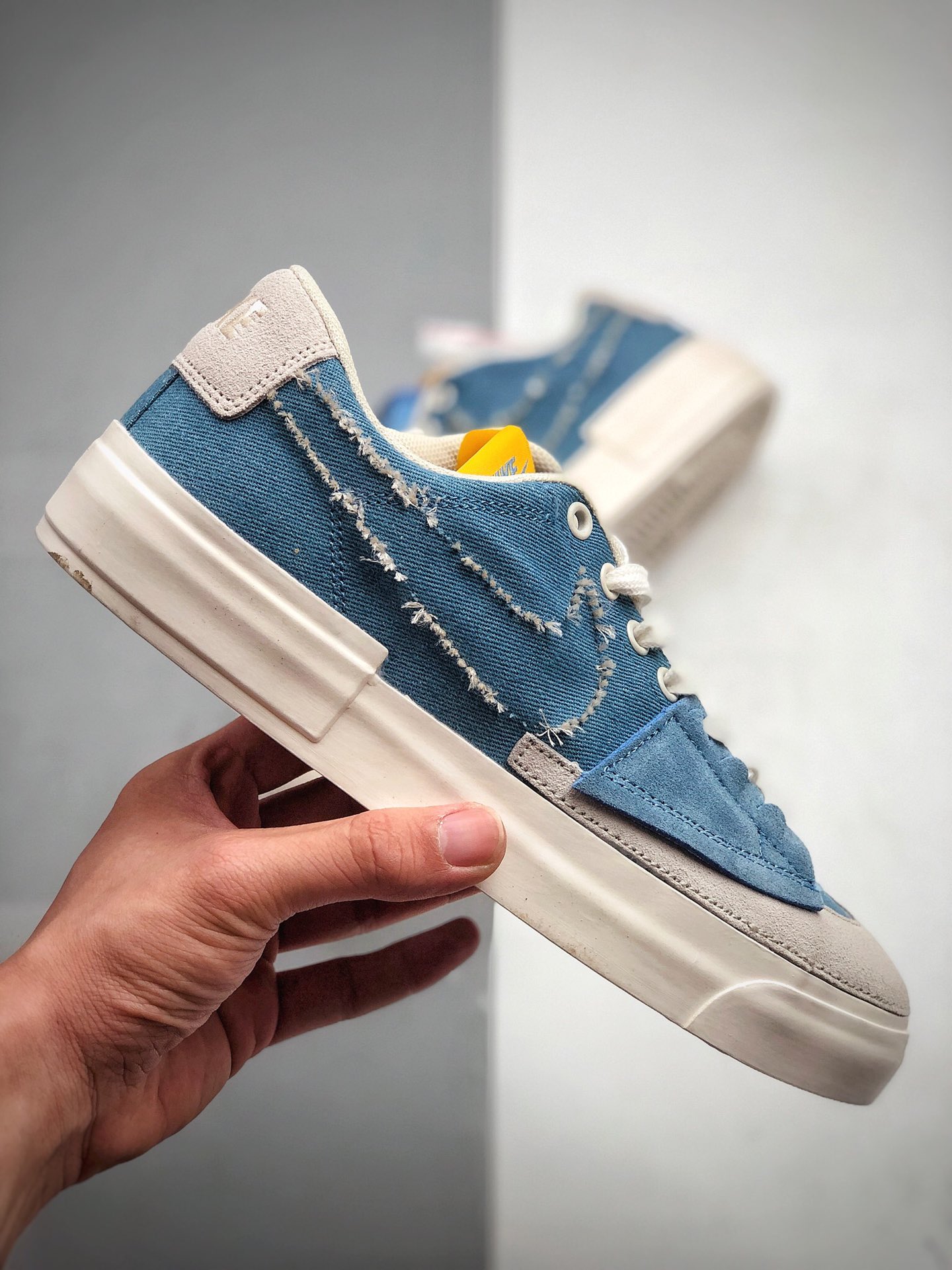 250  Nike SB zoom Blaze Edge“雾霾蓝勾拆线勾” ”hack pack”解构补丁开拓者货号：CL3833-410