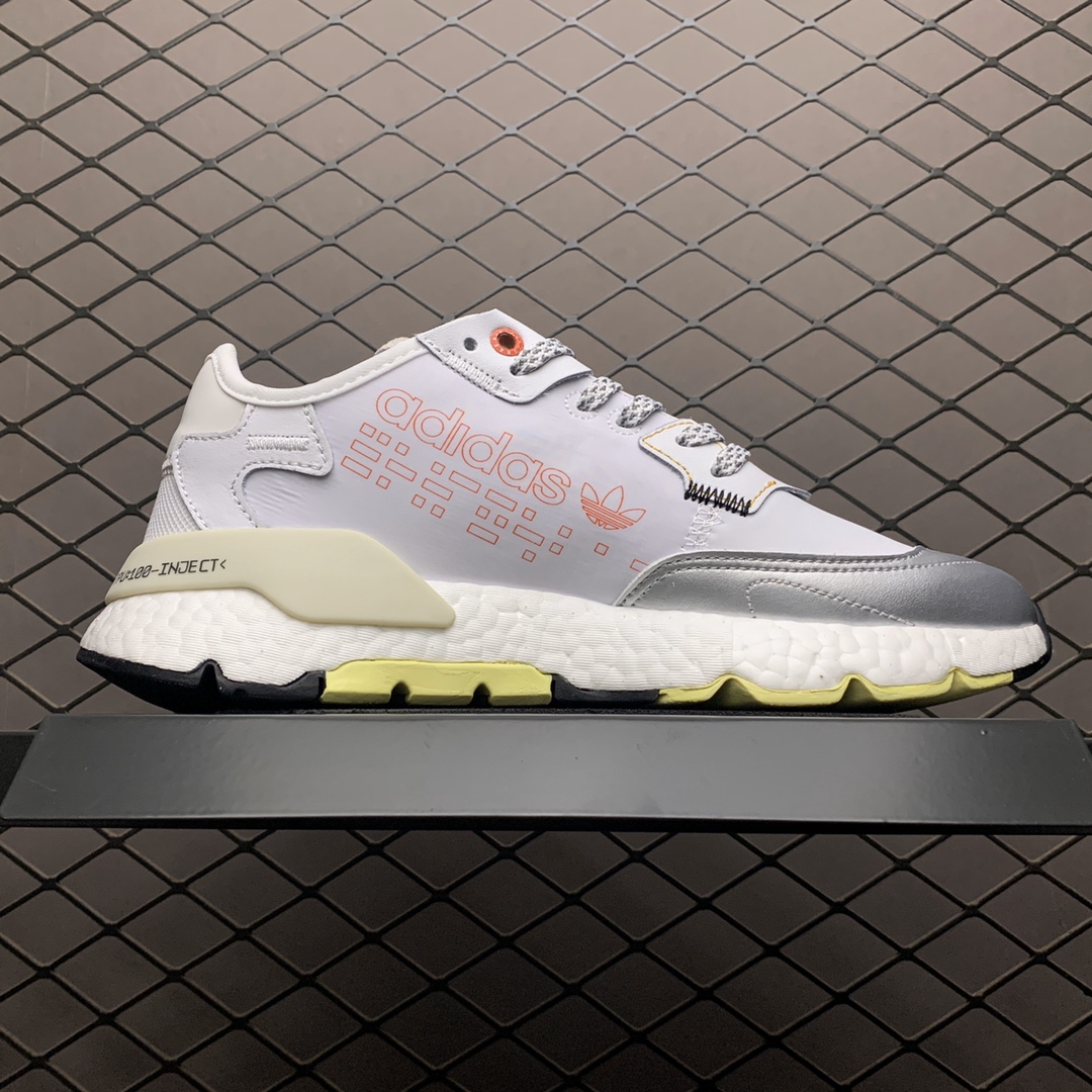 210 Adidas  Nite Jogger Boost 夜行者真爆大底复古跑鞋 EF5405
