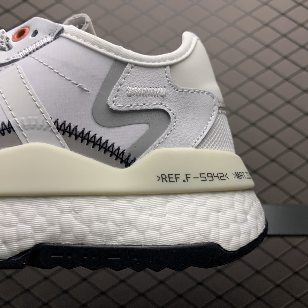 210 Adidas  Nite Jogger Boost 夜行者真爆大底复古跑鞋 EF5405