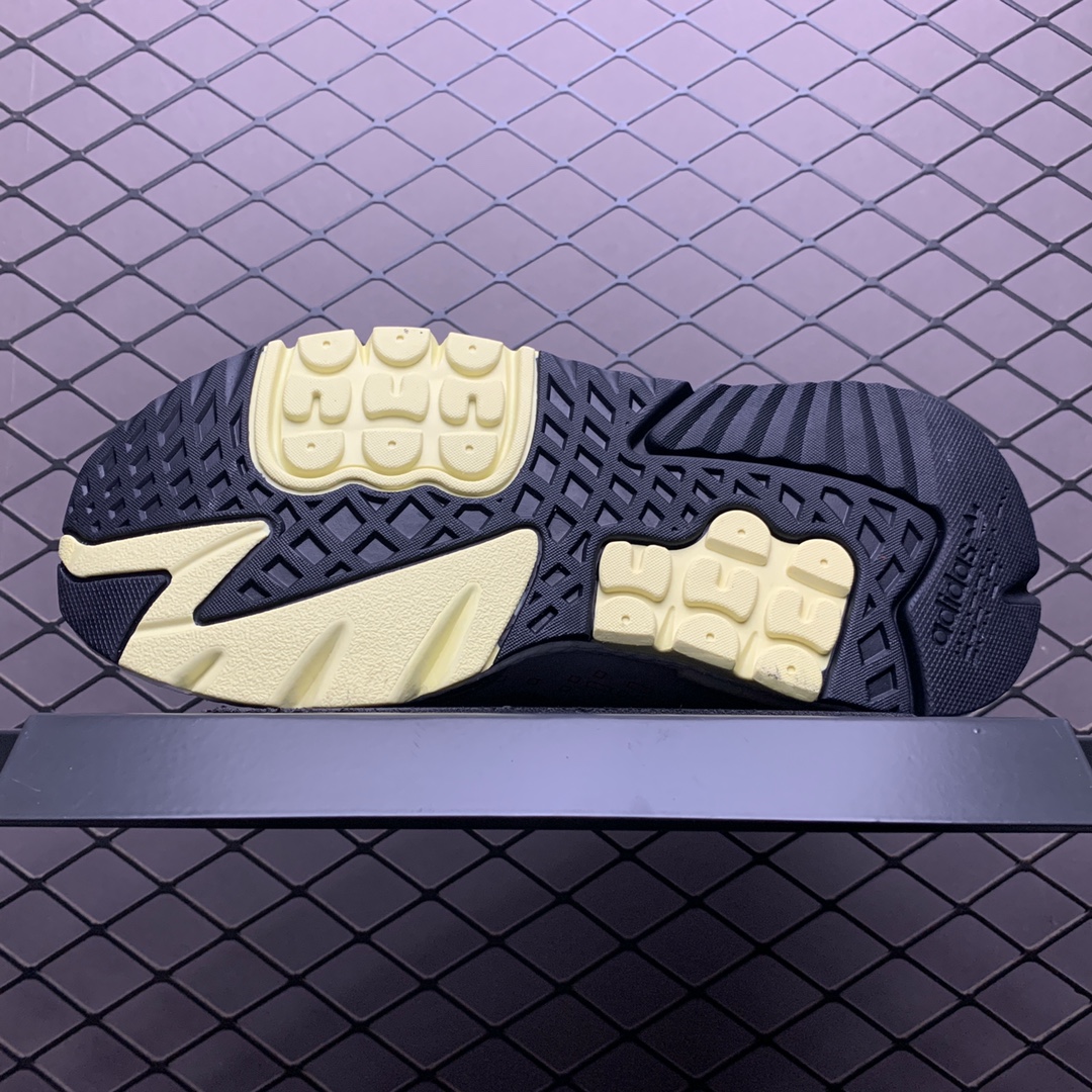 210 Adidas  Nite Jogger Boost 夜行者真爆大底复古跑鞋 EF5405