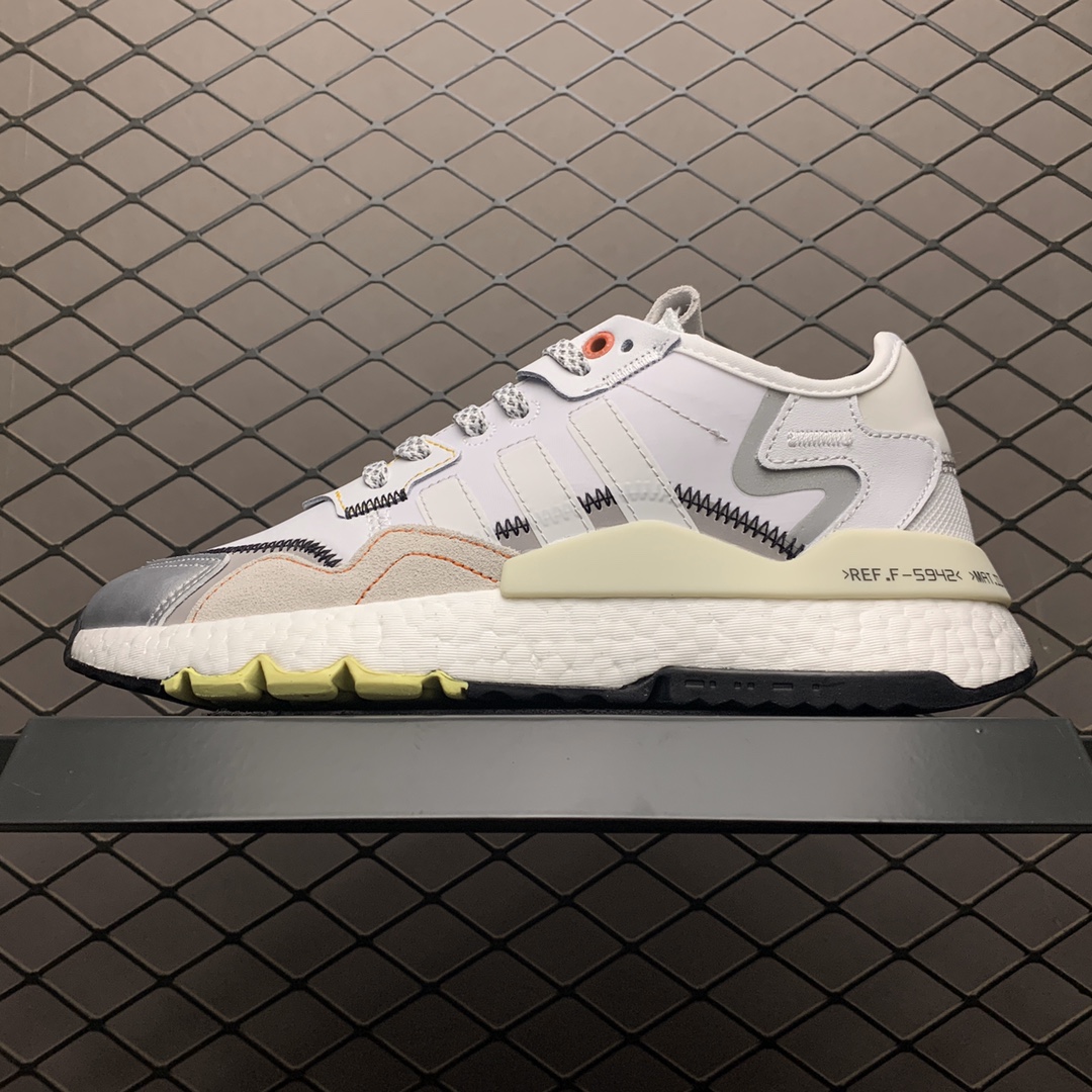 210 Adidas  Nite Jogger Boost 夜行者真爆大底复古跑鞋 EF5405